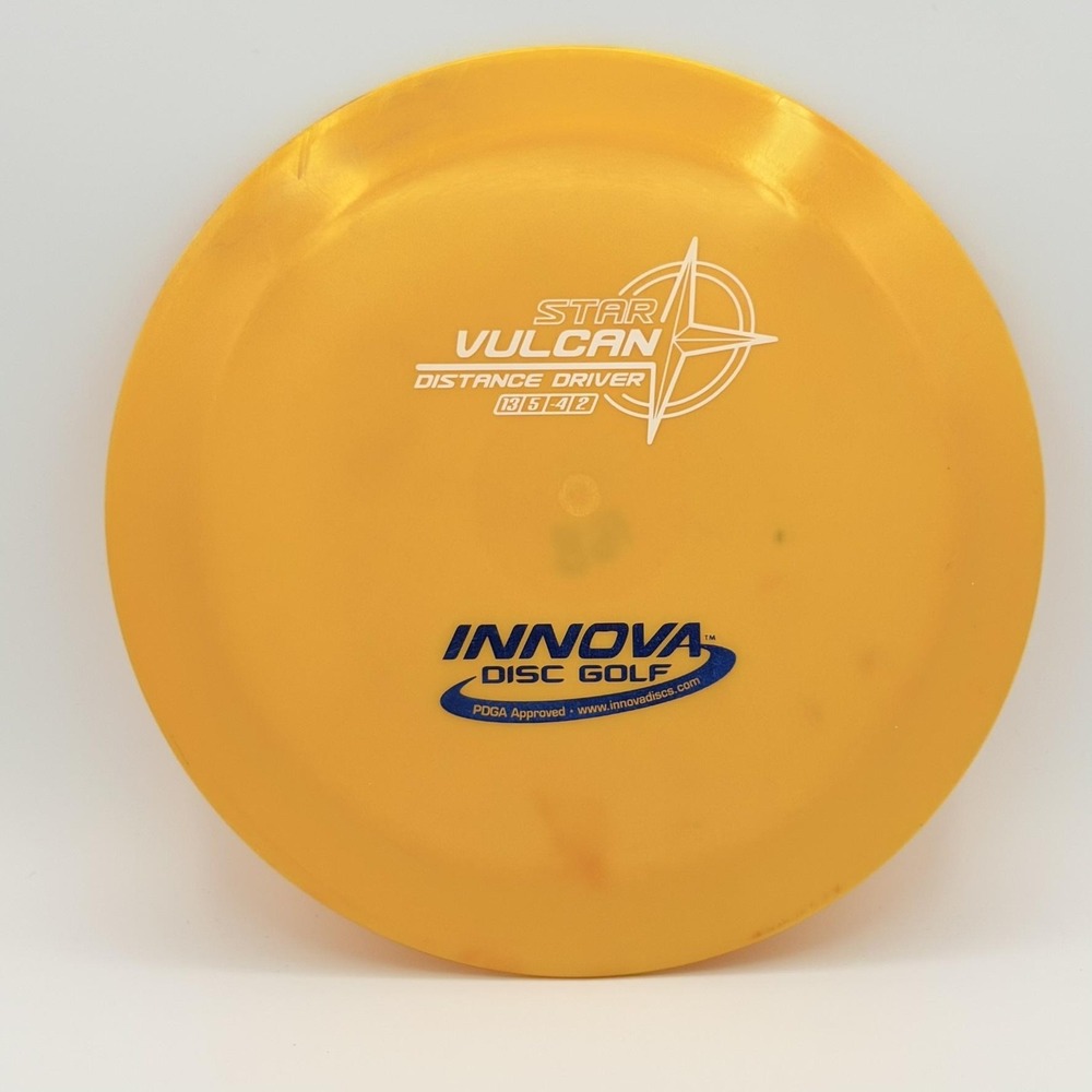 Innova Star Vulcan 168g Yellow 13 5 -4 2 Disc Golf Distance Driver Disc